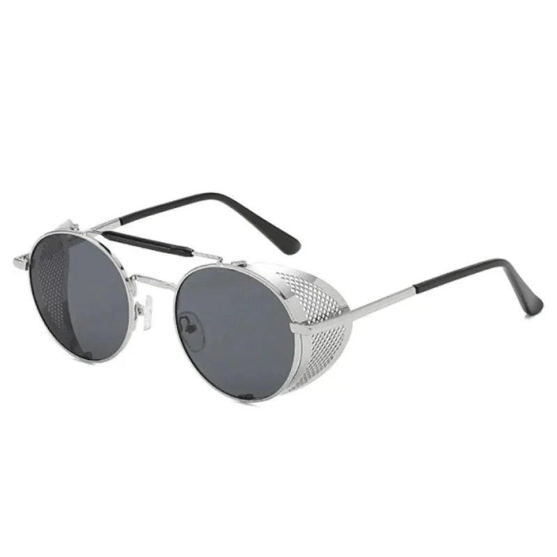 Ansicht 2 — Steampunk-Sonnenbrille – rund