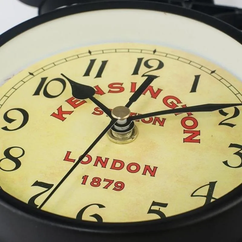 Ansicht 3 — Steampunk-Uhr – Retro Bahnhofsstil