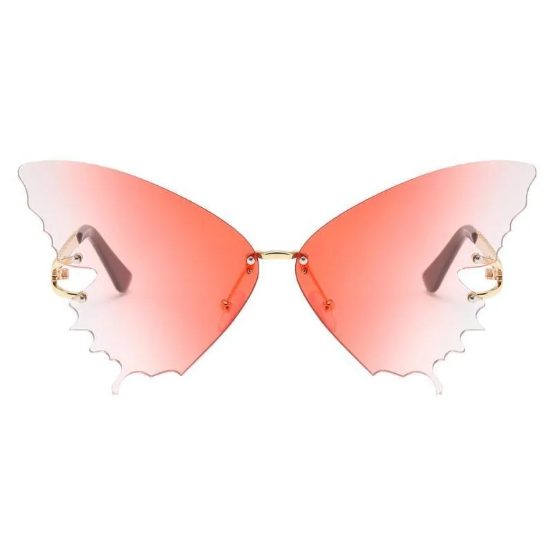Ansicht 3 — Steampunk-Sonnenbrille – Schmetterlingsform