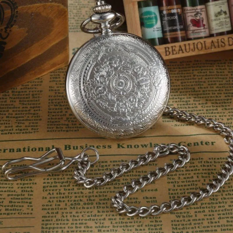 Ansicht 4 — Steampunk-Taschenuhr – Quarz