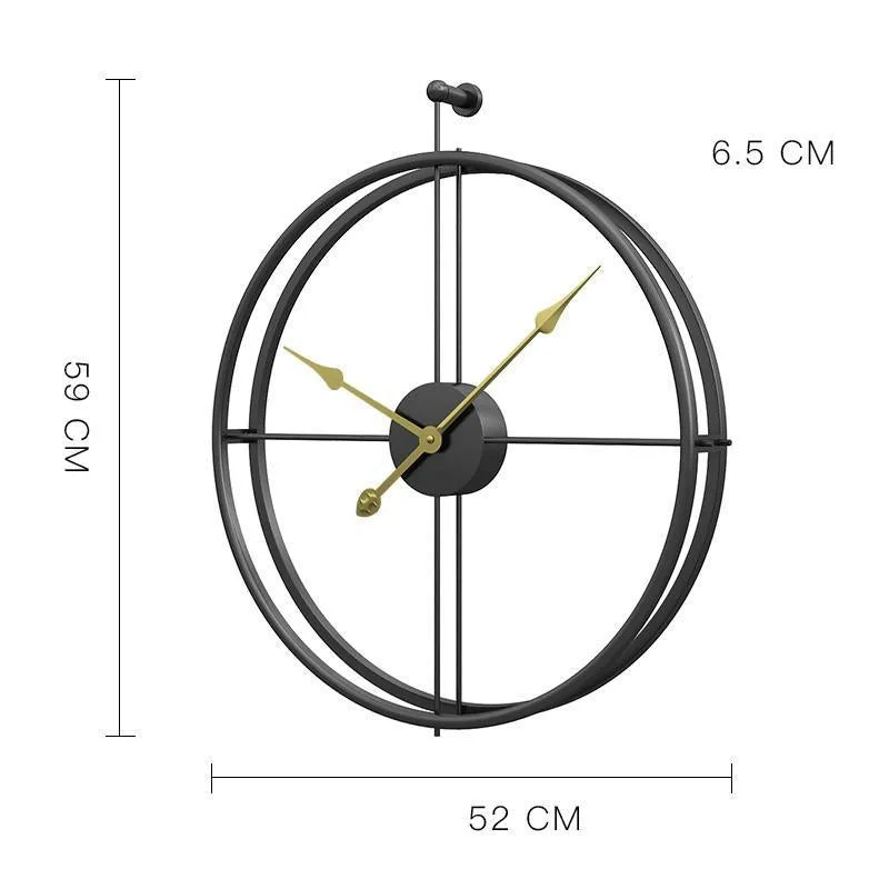 Ansicht 8 — Steampunk-Uhr – Wandgestaltung Minimalistisch