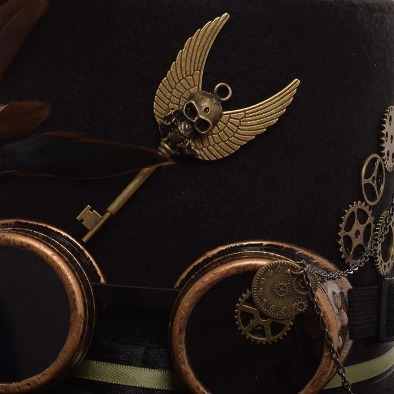 Ansicht 4 — Steampunk-Hut – Abenteurer