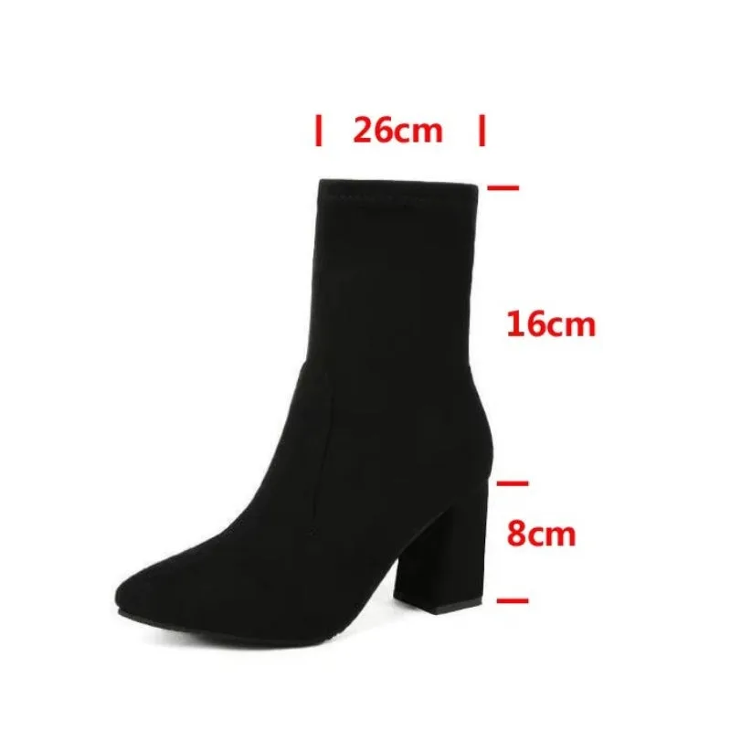 Ansicht 3 — Stiefeletten – Absatz aus Wildleder