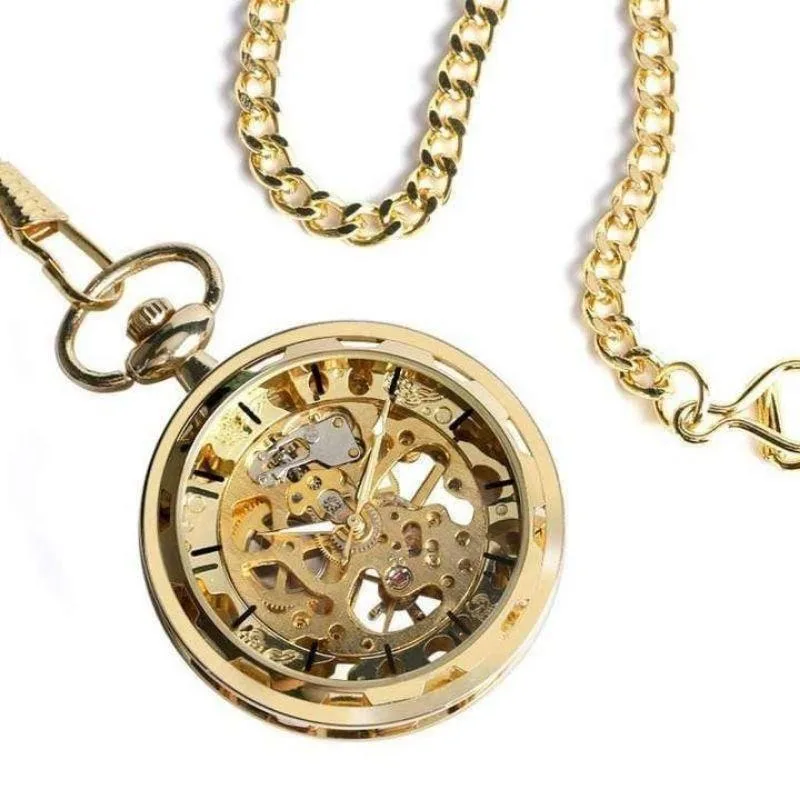 Ansicht 4 — Steampunk-Taschenuhr – mechanisch – Modell 2