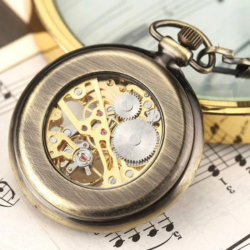 Ansicht 6 — Taschenuhr – Bronzefarben