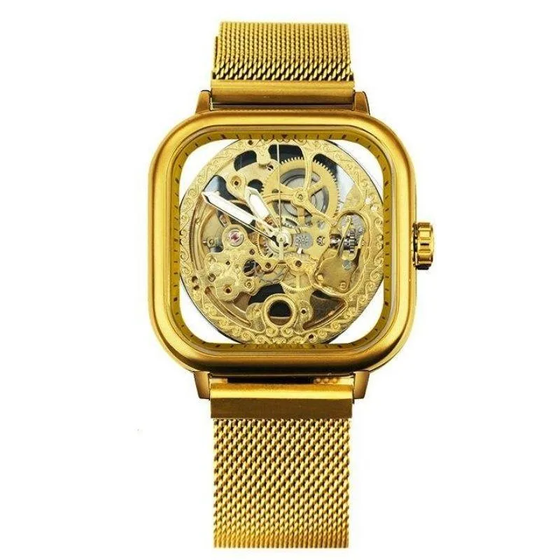 Ansicht 13 — Steampunk-Uhr – Sichtbares Uhrwerk