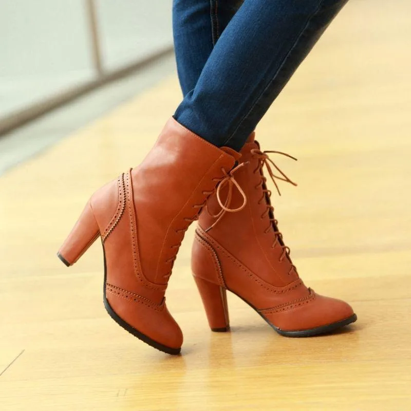 Ansicht 2 — Steampunk-Stiefeletten – braun