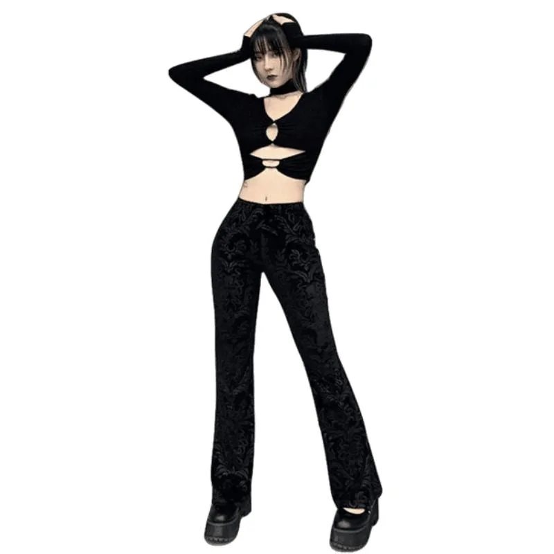 Ansicht 5 — Hose für Damen – schwarz Gothic