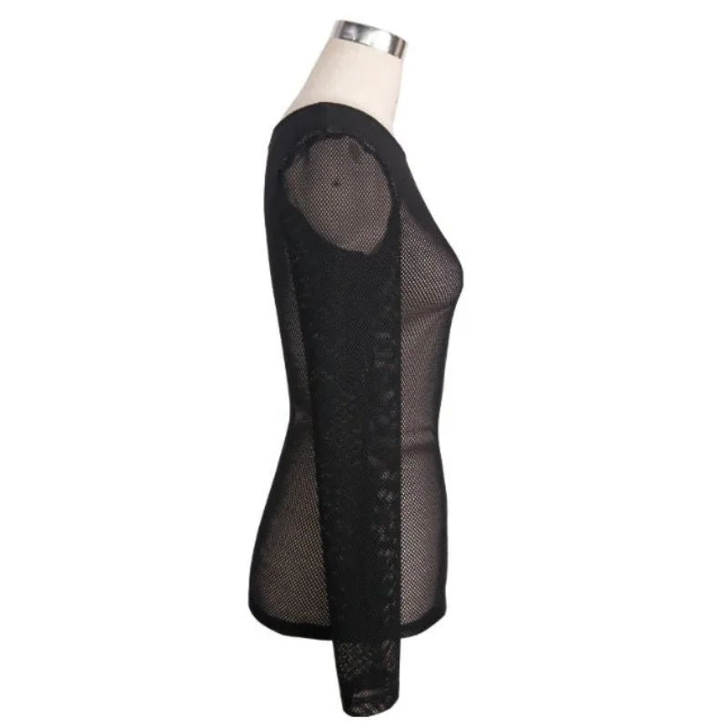 Ansicht 4 — T-Shirt für Damen – Transparent Strick