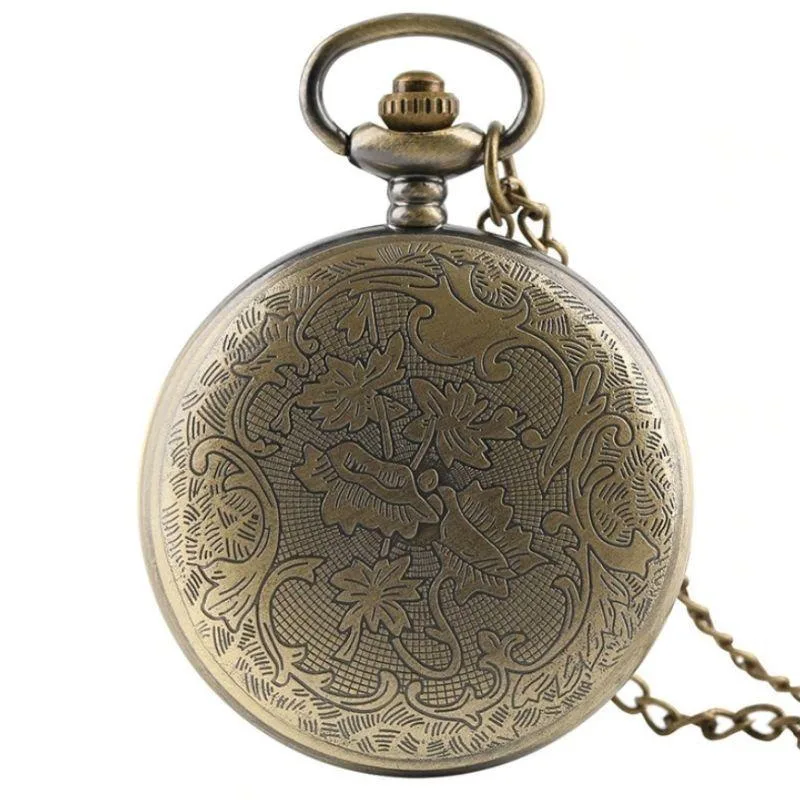 Ansicht 4 — Steampunk-Taschenuhr – Blumen