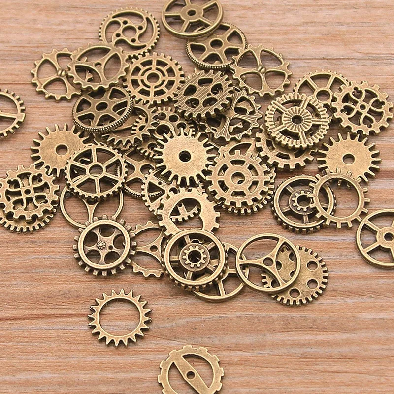 Ansicht 8 — Steampunk-Zahnrad-Set
