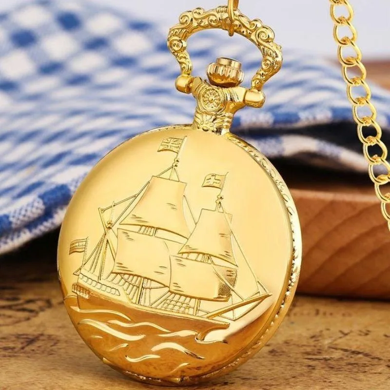 Ansicht 2 — Steampunk-Taschenuhr – Schiff