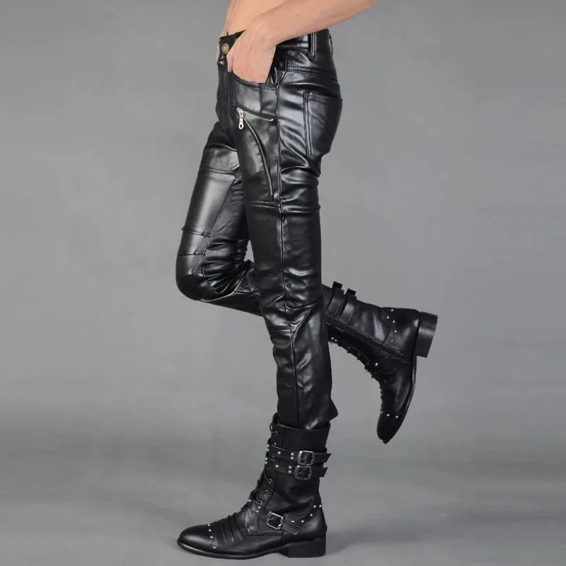 Ansicht 5 — Hose – Punk Kunstleder