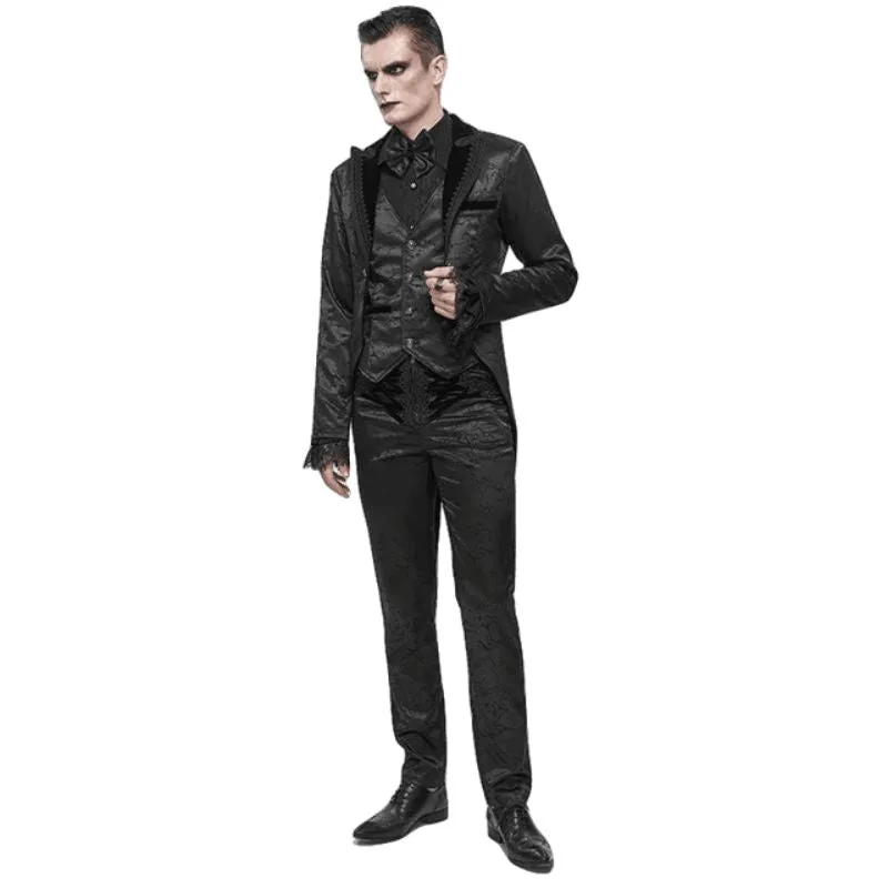 Hose – schwarz Gothic viktorianisch