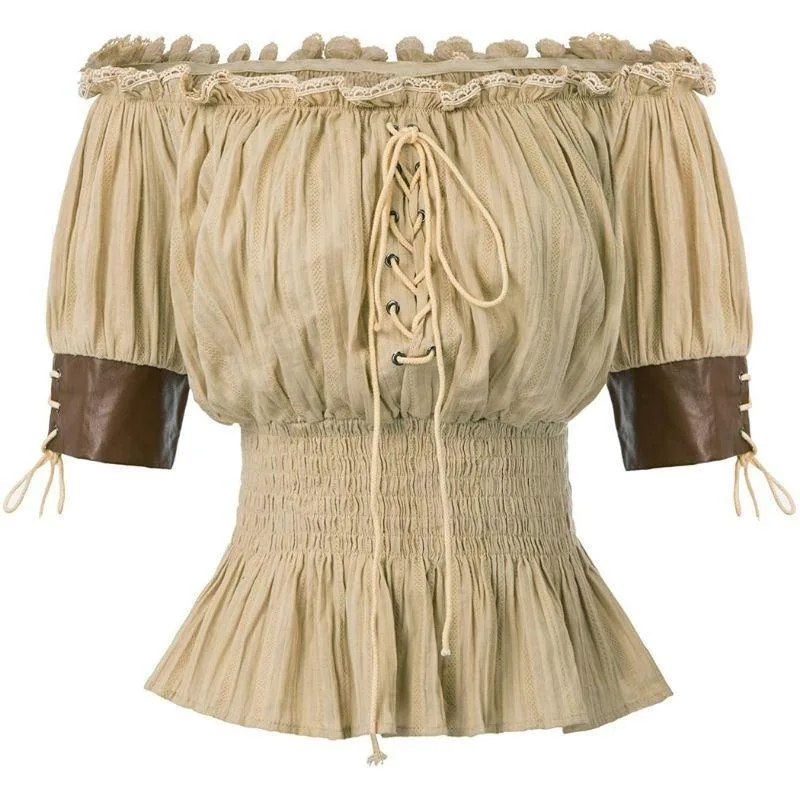 Ansicht 6 — Steampunk-Bluse – Schulterfrei
