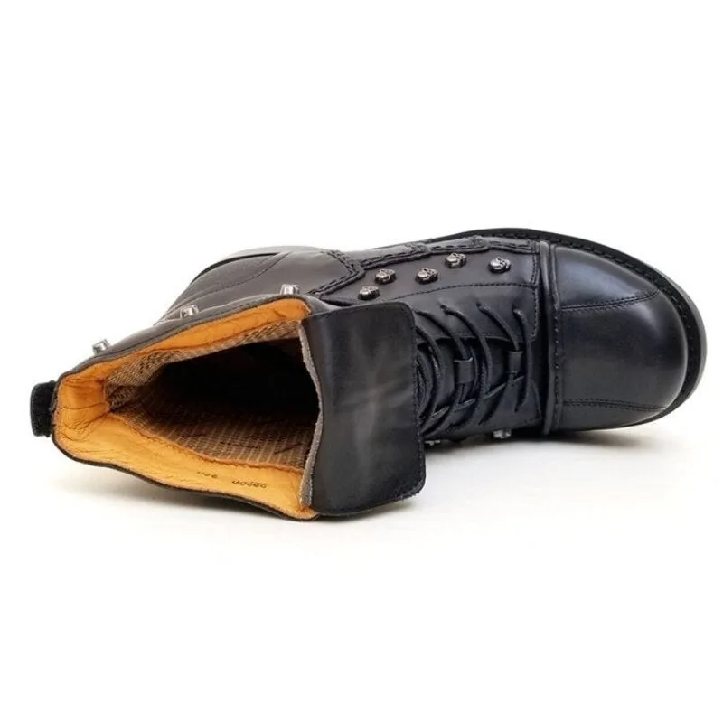 Ansicht 2 — Stiefeletten für Herren – Motorradstil aus Leder