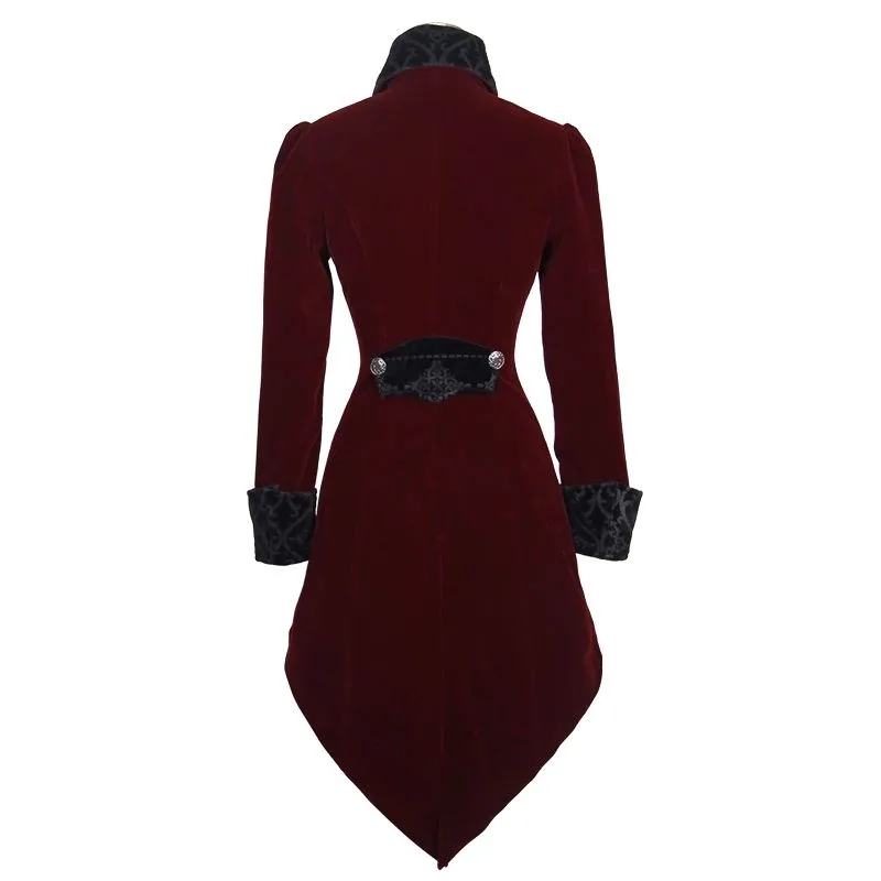 Ansicht 6 — Steampunk-Jacke – rot