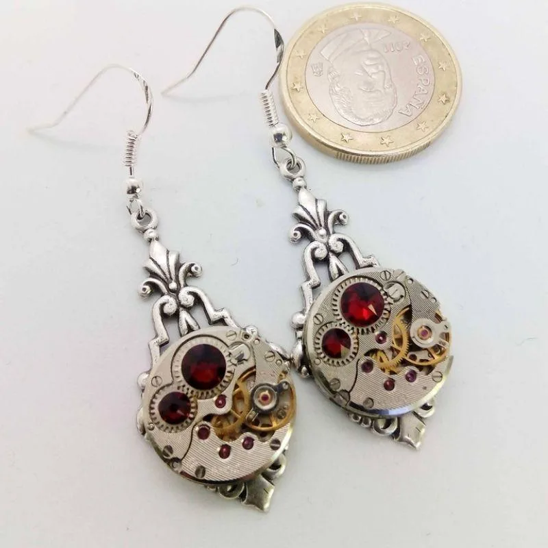 Ansicht 3 — Steampunk-Ohrringe für Damen