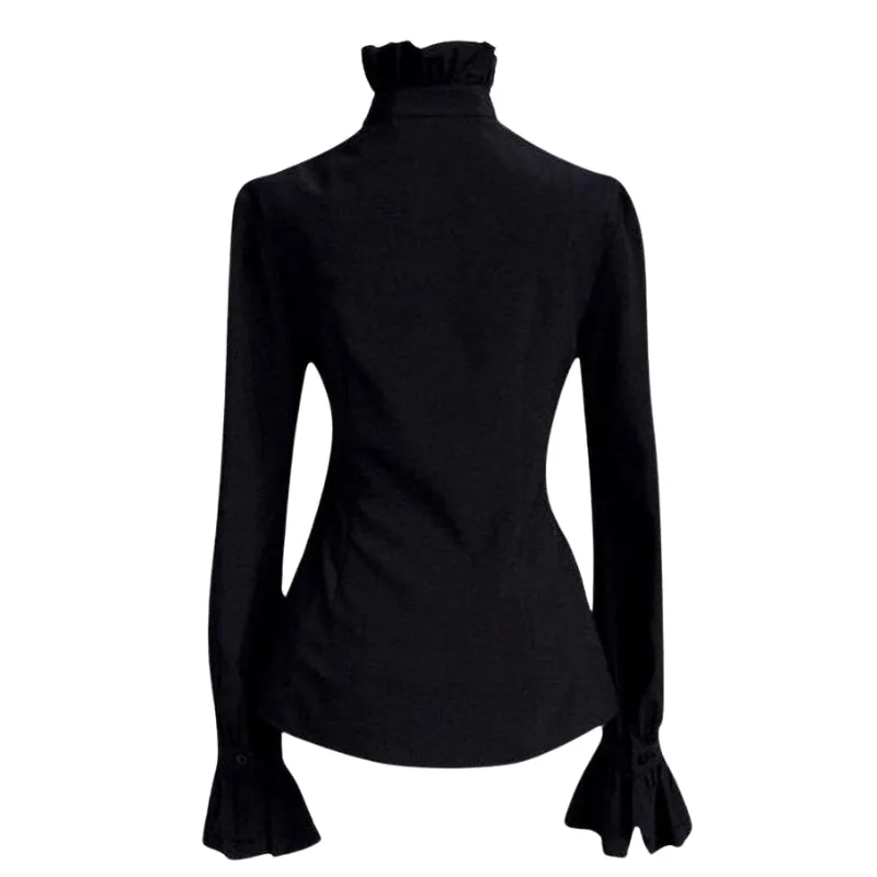 Ansicht 4 — Bluse für Damen – viktorianisch mit Rüsche
