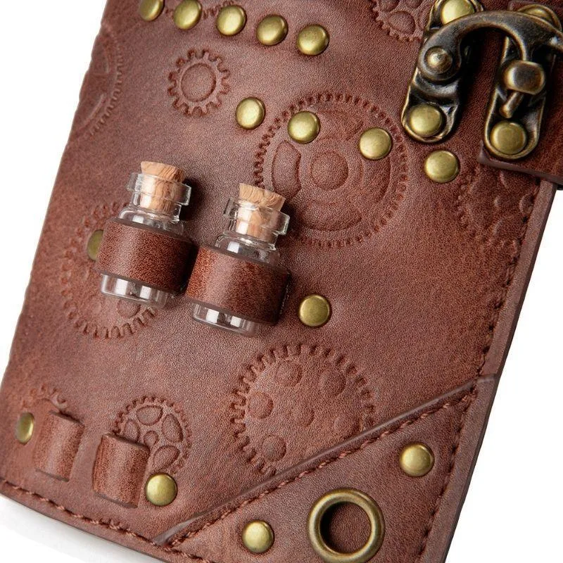 Ansicht 12 — Steampunk-Tasche – EDISON mit Geldbörse
