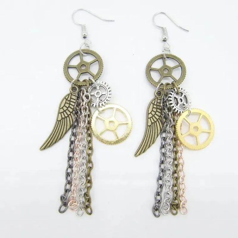Steampunk-Ohrringe – Hängend Steampunk-Ohrringe – Hängend