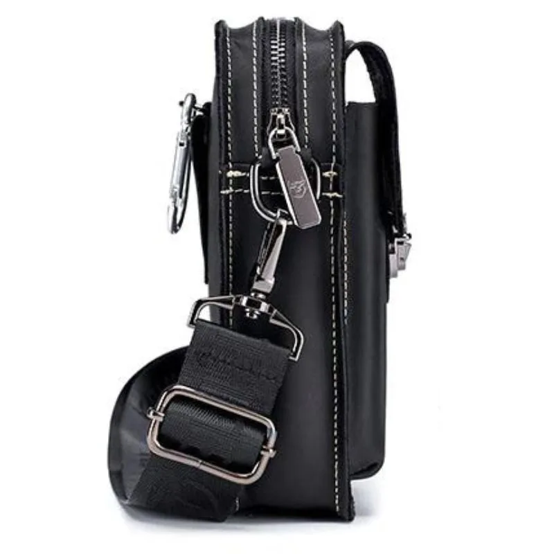 Ansicht 3 — Clutch für Herren – Leder Schulterriemen