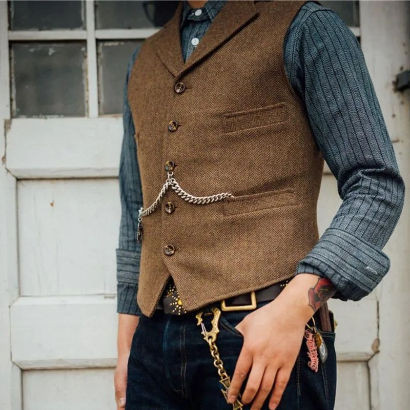 Ansicht 2 — Steampunk-Weste für Herren – ärmellos