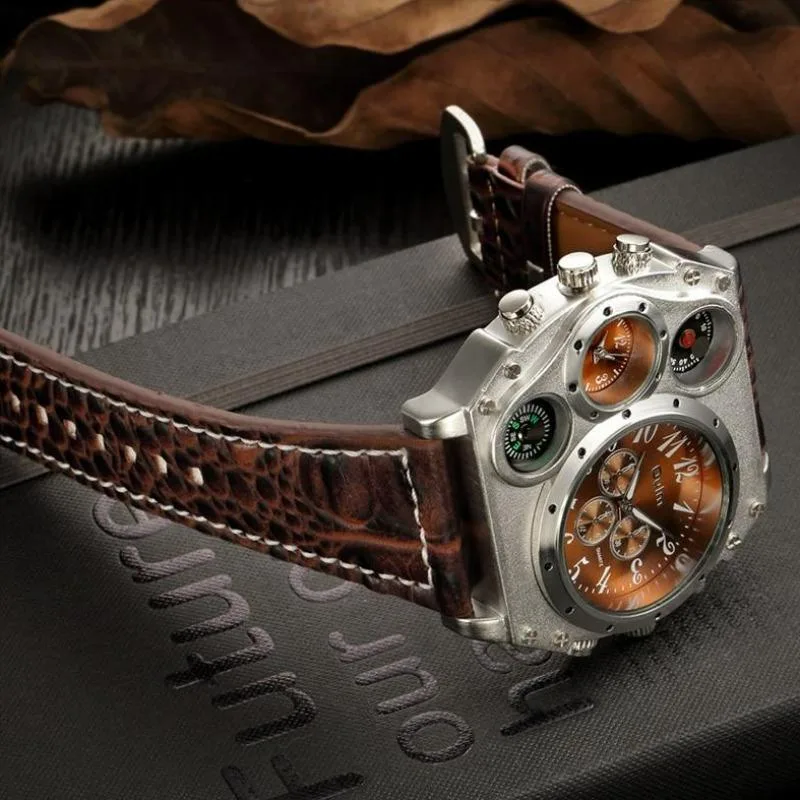 Ansicht 5 — Steampunk-Uhr für Herren – Kompass