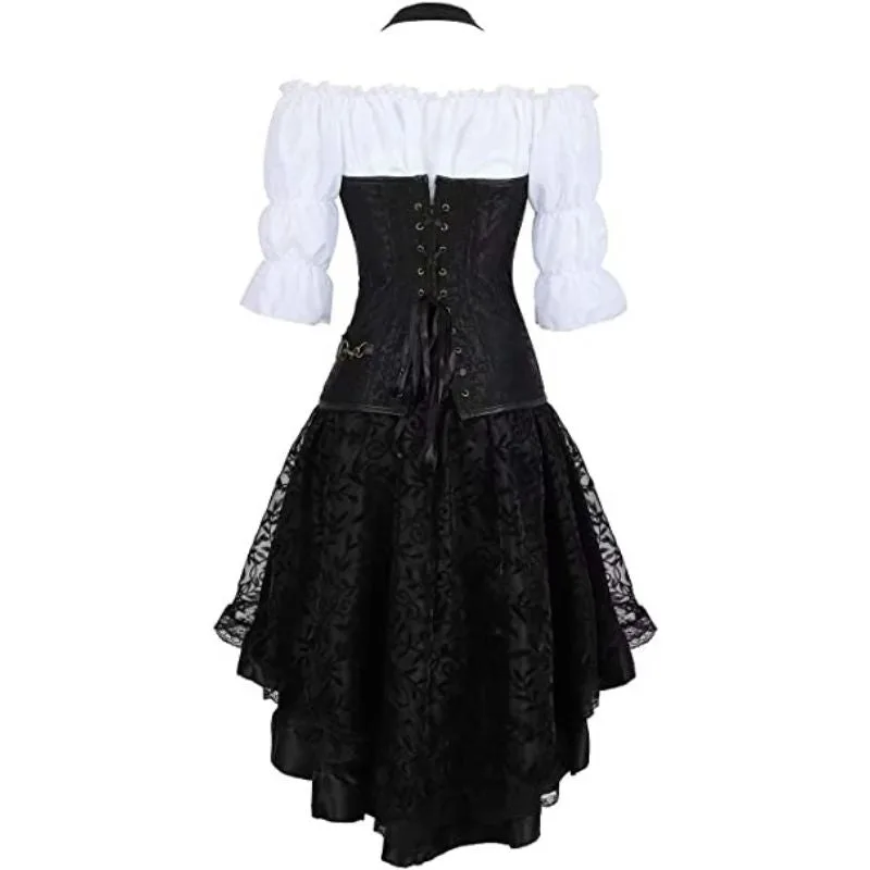 Ansicht 3 — Steampunk-Kleid – Korsett