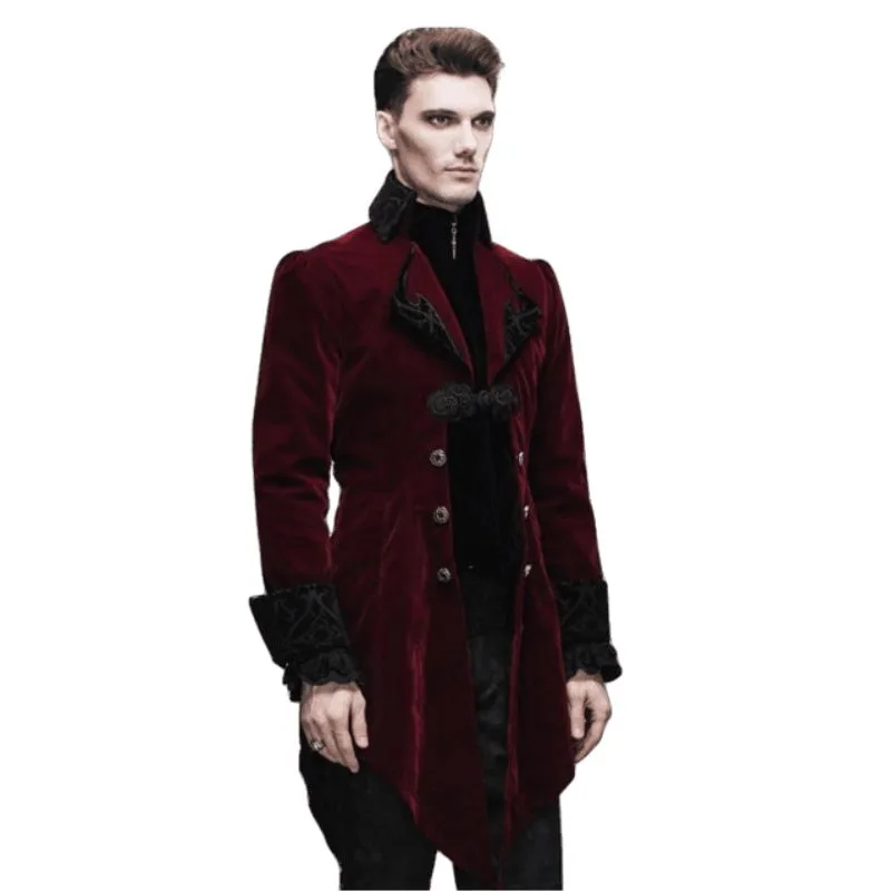 Ansicht 2 — Jacke für Herren – Gothic rot