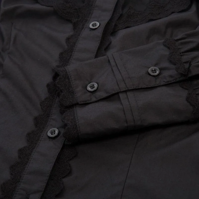 Ansicht 5 — Bluse für Damen – Kragen viktorianisch