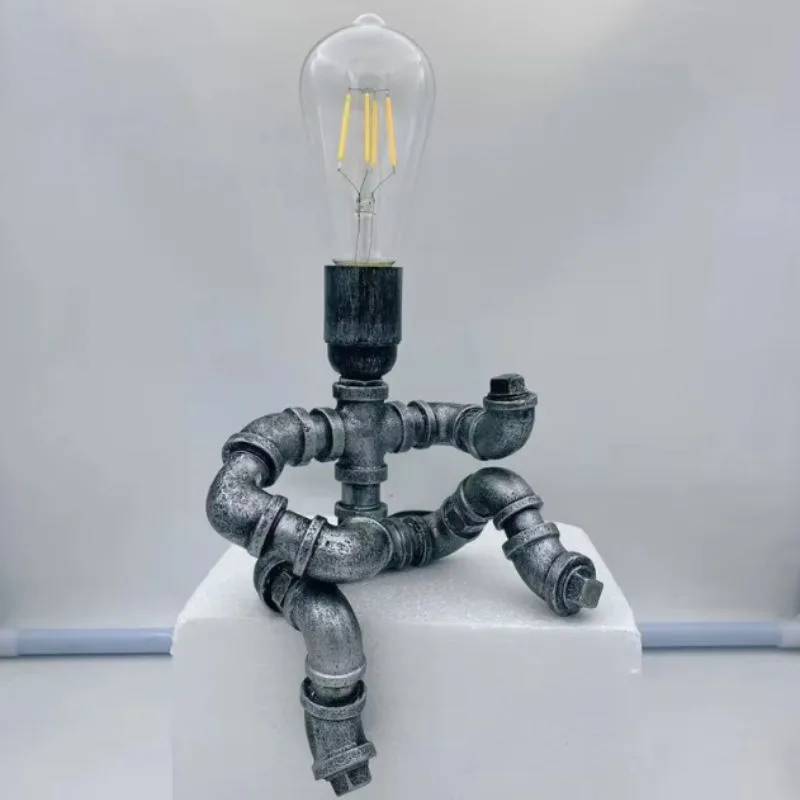 Steampunk-Nachttischlampe