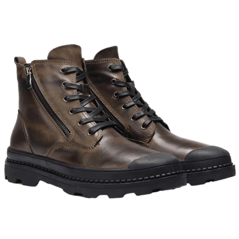 Stiefeletten für Herren – Leder Vintage