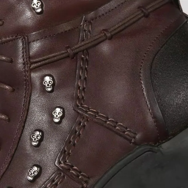 Ansicht 4 — Stiefeletten – Motorradstil braun