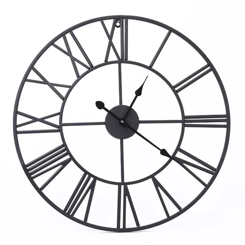 Steampunk-Uhr – Vintage schwarz