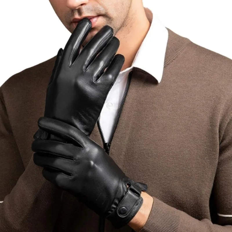 Ansicht 2 — Handschuh für Herren – aus Leder schwarz