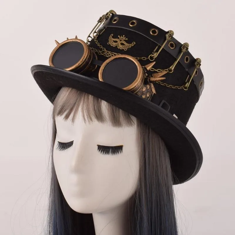 Ansicht 8 — Steampunk-Hut – Zylinder Cabaret