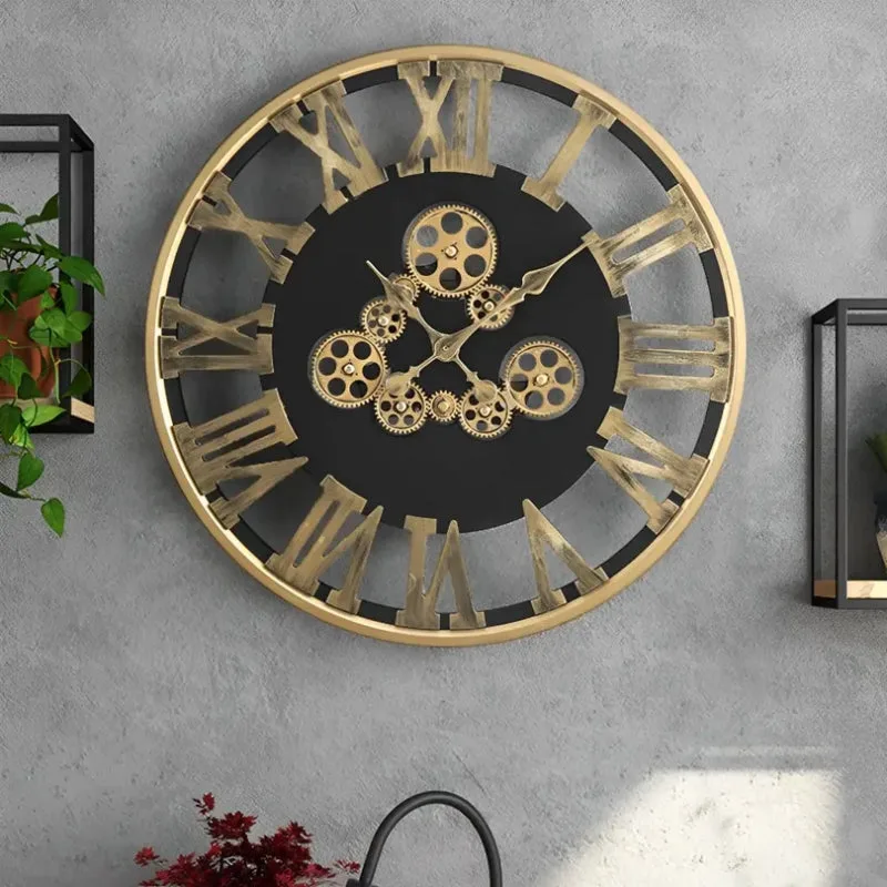 Ansicht 5 — Steampunk-Uhr – Zahnrad Drehbar