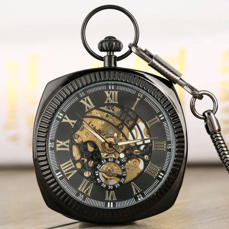 Ansicht 2 — Taschenuhr – quadratisch antik-look