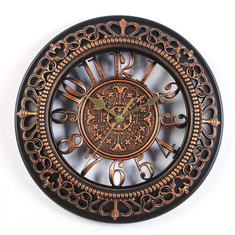 Ansicht 3 — Steampunk-Uhr – rund antik-look