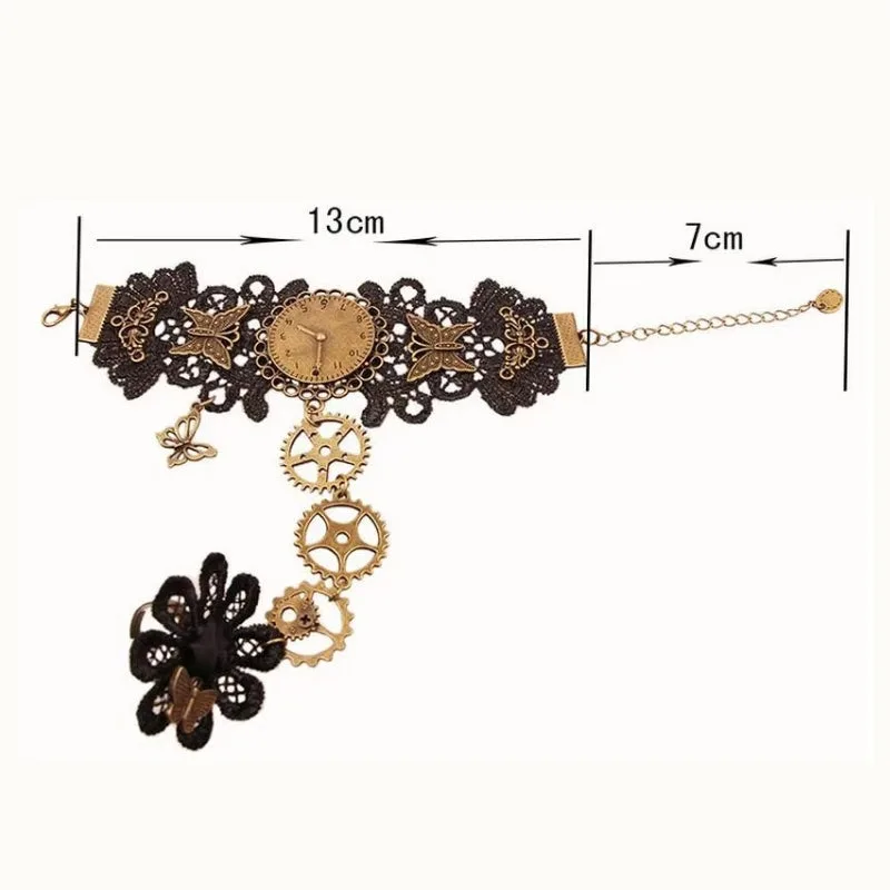 Ansicht 3 — Steampunk-Armband – Uhr