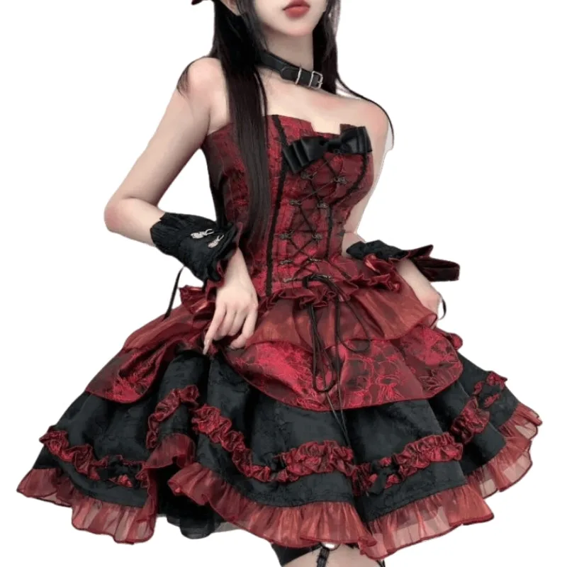 Kleid – Lolita rot