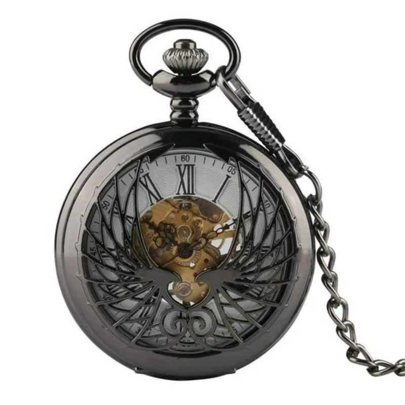 Ansicht 3 — Steampunk-Taschenuhr – Phönix