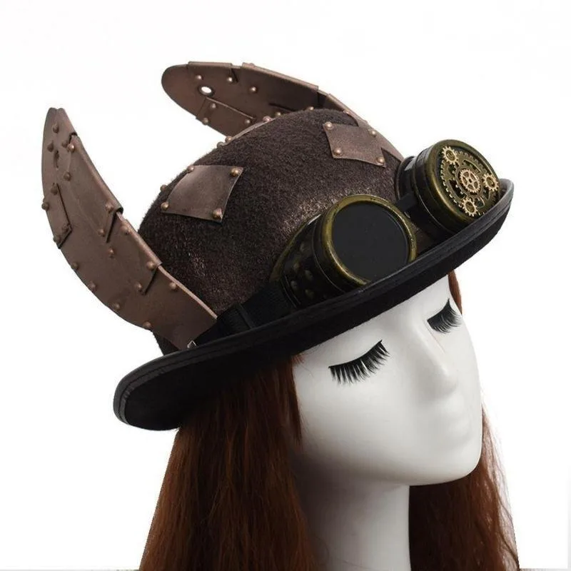 Ansicht 3 — Steampunk-Hut mit Hasenohren