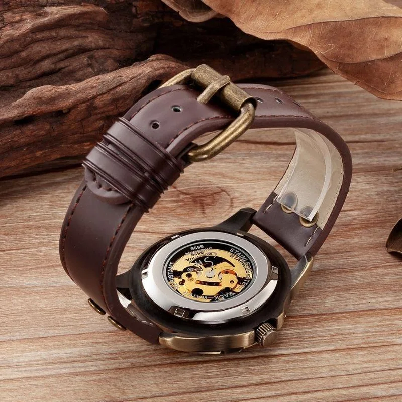 Ansicht 8 — Steampunk-Uhr – Zahnrad