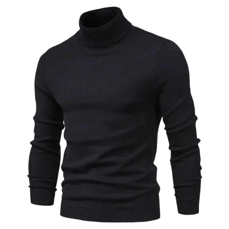 Rollkragenpullover für Herren – Slim