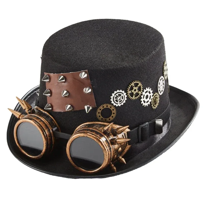 Ansicht 4 — Steampunk-Hut – Zahnrad