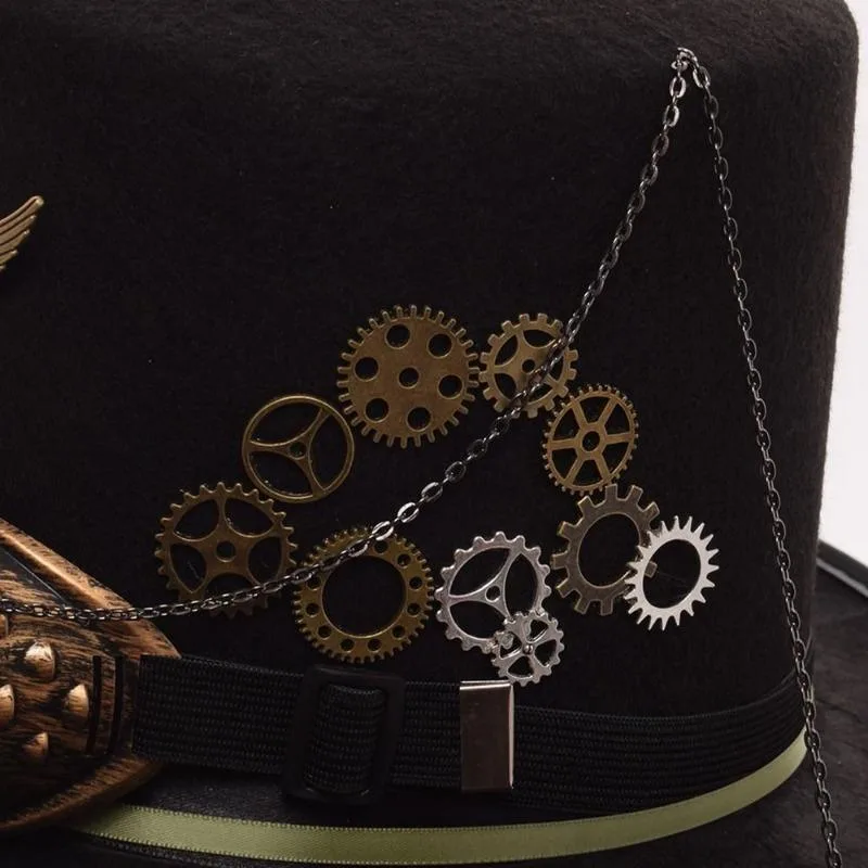 Ansicht 6 — Steampunk-Hut – Abenteurer