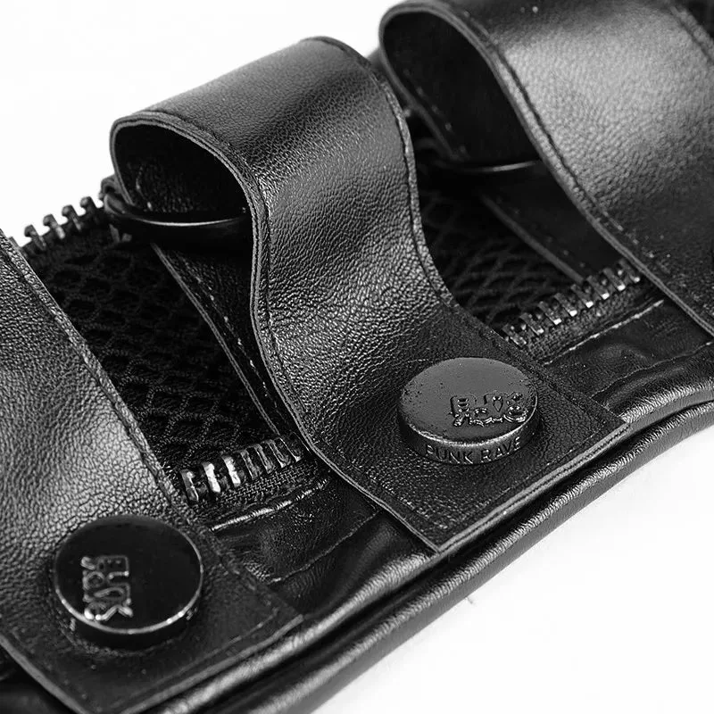 Ansicht 5 — Handschuh für Herren – Gothic aus PU