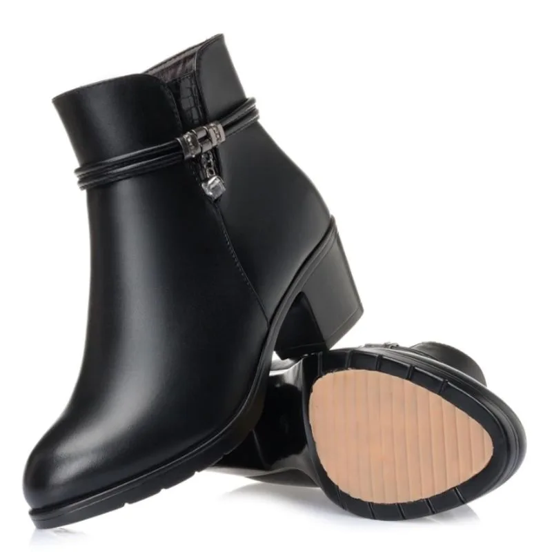 Ansicht 5 — Stiefeletten – aus PU schwarz Absatz 5 cm